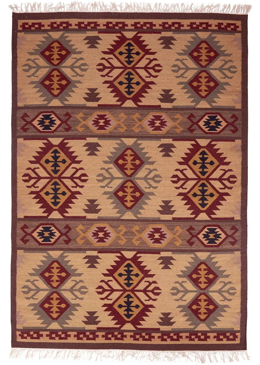 Kelim-Teppich in warmen Farben in beige - bpc living bonprix collection Kelim-Teppich in warmen Farben in beige - bpc living bonprix collection