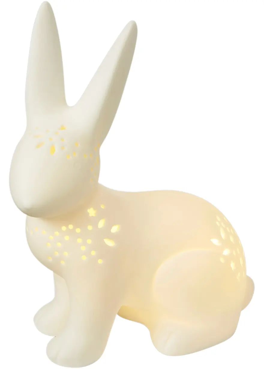 LED-Deko-Figur Hase mit Ausstanzungen in weiß - bonprix LED-Deko-Figur Hase mit Ausstanzungen in weiß - bonprix