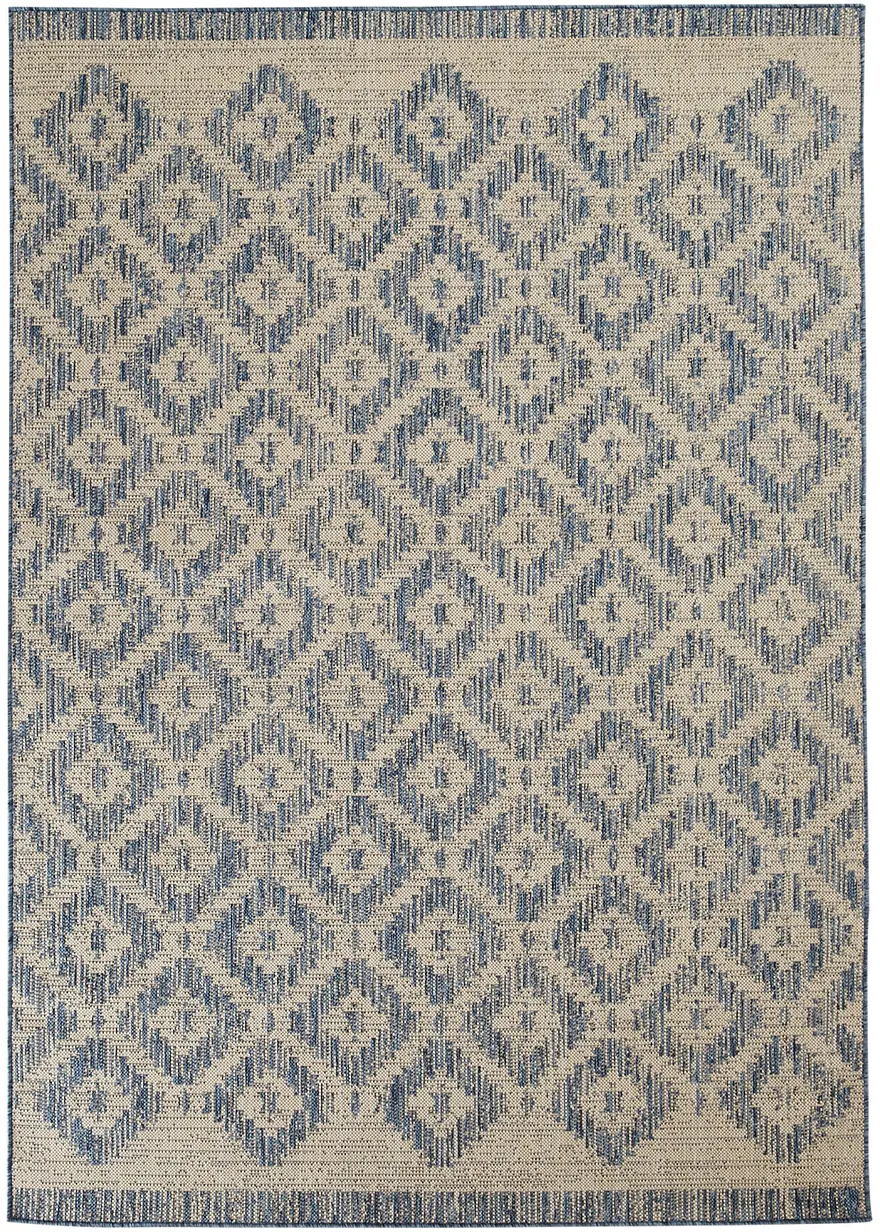 In-und Outdoor Teppich mit dezenter Musterung in blau - bpc living bonprix collection In-und Outdoor Teppich mit dezenter Musterung in blau - bpc living bonprix collection