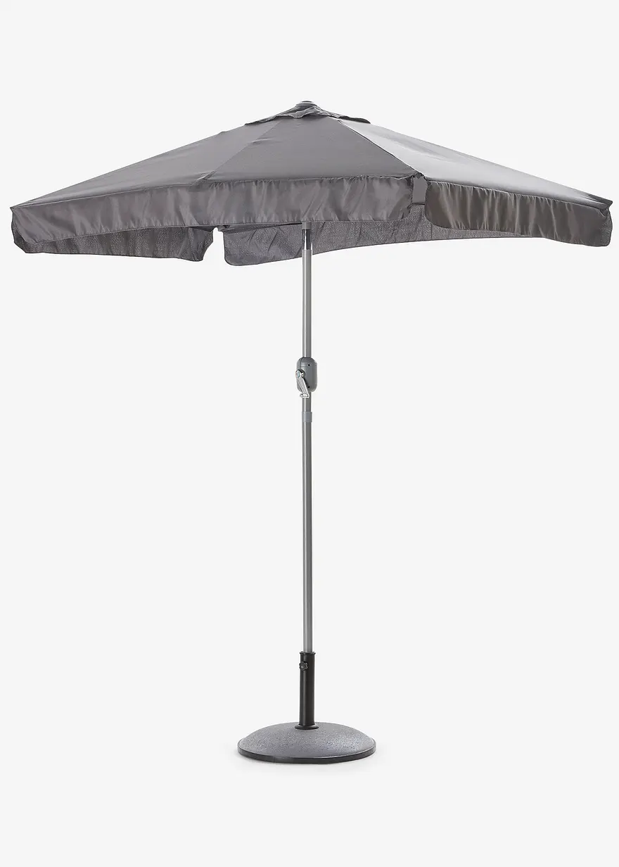 Sonnenschirm rechteckig in grau von vorne - bpc living bonprix collection Sonnenschirm rechteckig in grau von vorne - bpc living bonprix collection