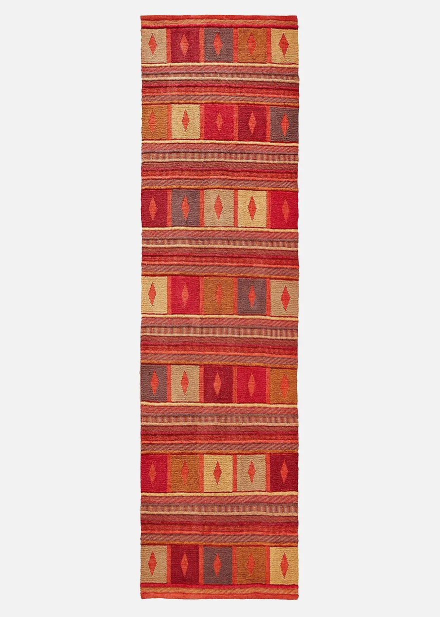 Kelim-Teppich in warmen Farben in orange - bonprix Kelim-Teppich in warmen Farben in orange - bonprix