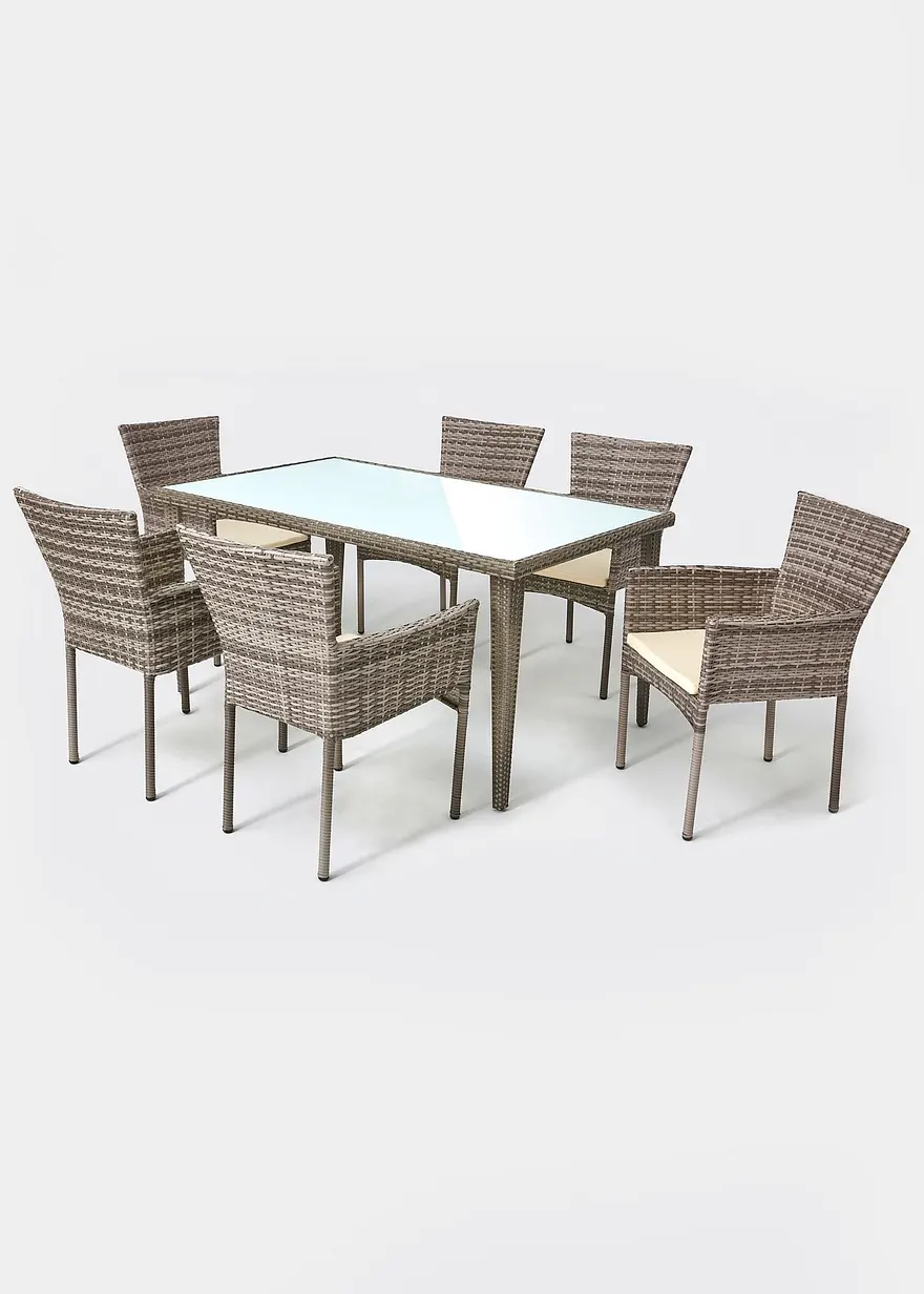 Gartenmöbel Set (7-tlg.Set) in grau - bpc living bonprix collection Gartenmöbel Set (7-tlg.Set) in grau - bpc living bonprix collection