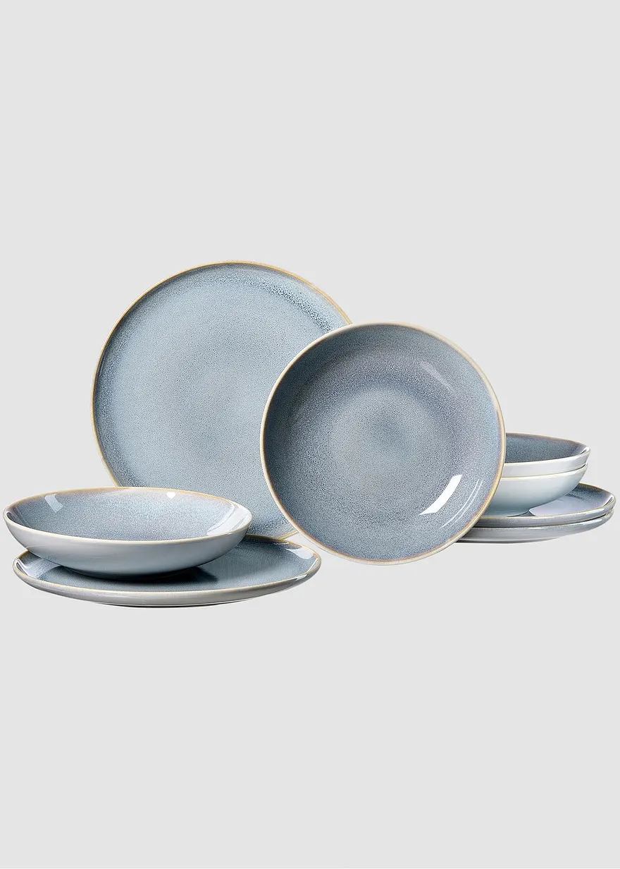 Ritzenhoff & Breker Geschirr-Set (8-tlg. Set) in blau - Ritzenhoff & Breker Ritzenhoff & Breker Geschirr-Set (8-tlg. Set) in blau - Ritzenhoff & Breker