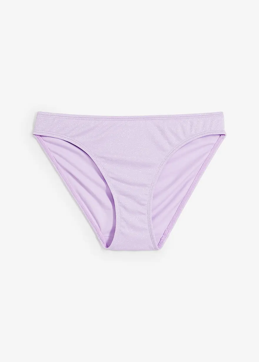 Bikinihose in lila von vorne - RAINBOW Bikinihose in lila von vorne - RAINBOW