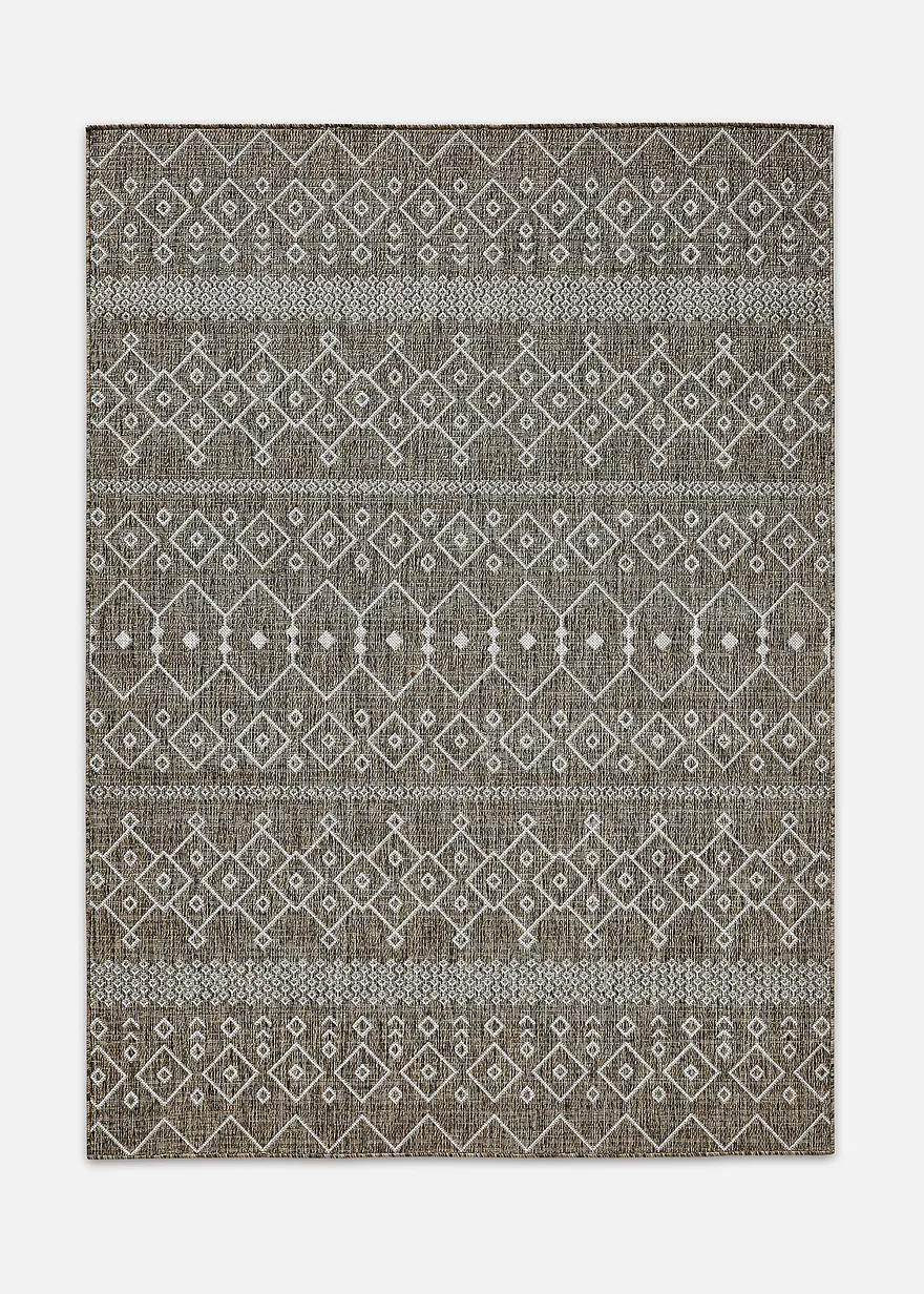 In- und Outdoor Teppich mit Ornamentmusterung in braun - bpc living bonprix collection In- und Outdoor Teppich mit Ornamentmusterung in braun - bpc living bonprix collection