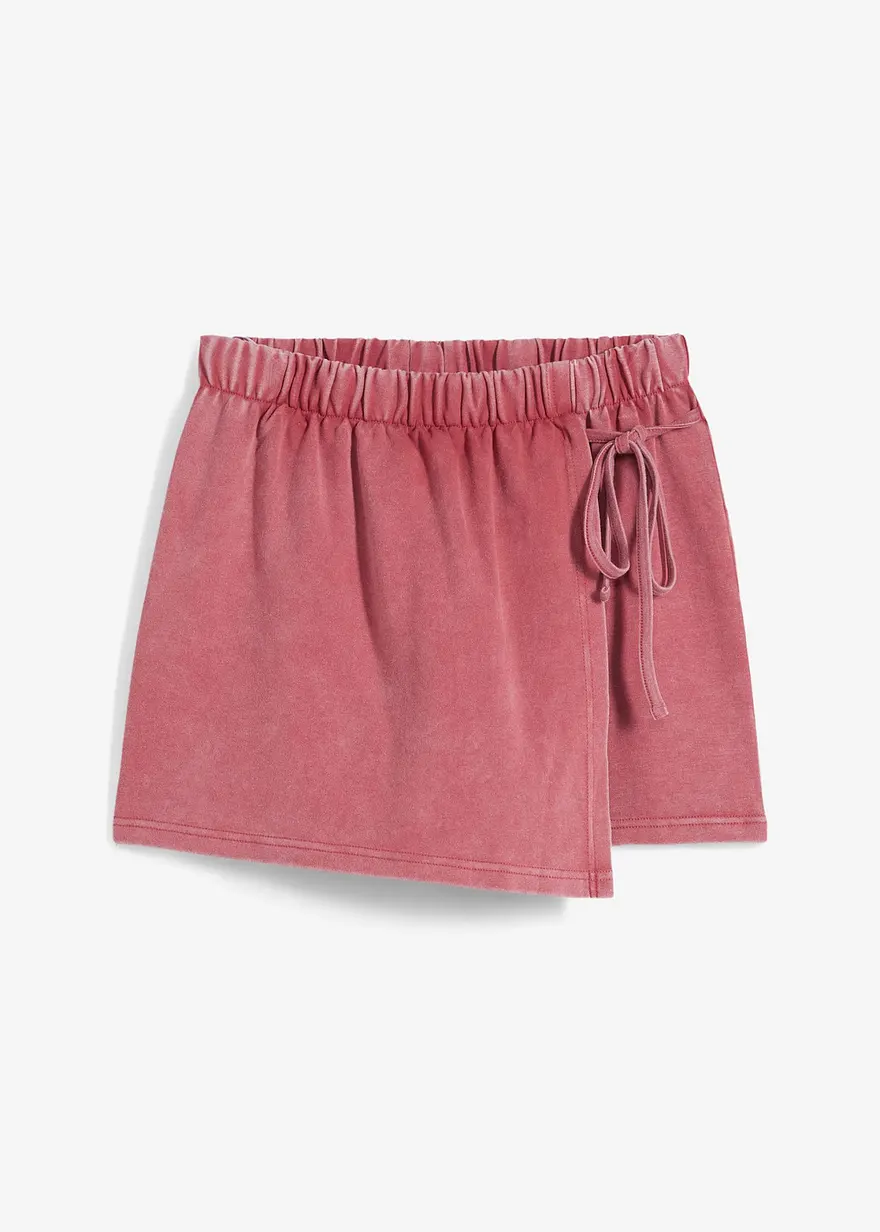 Hosenrock aus reiner Bio-Baumwolle in rot von vorne - bonprix Hosenrock aus reiner Bio-Baumwolle in rot von vorne - bonprix