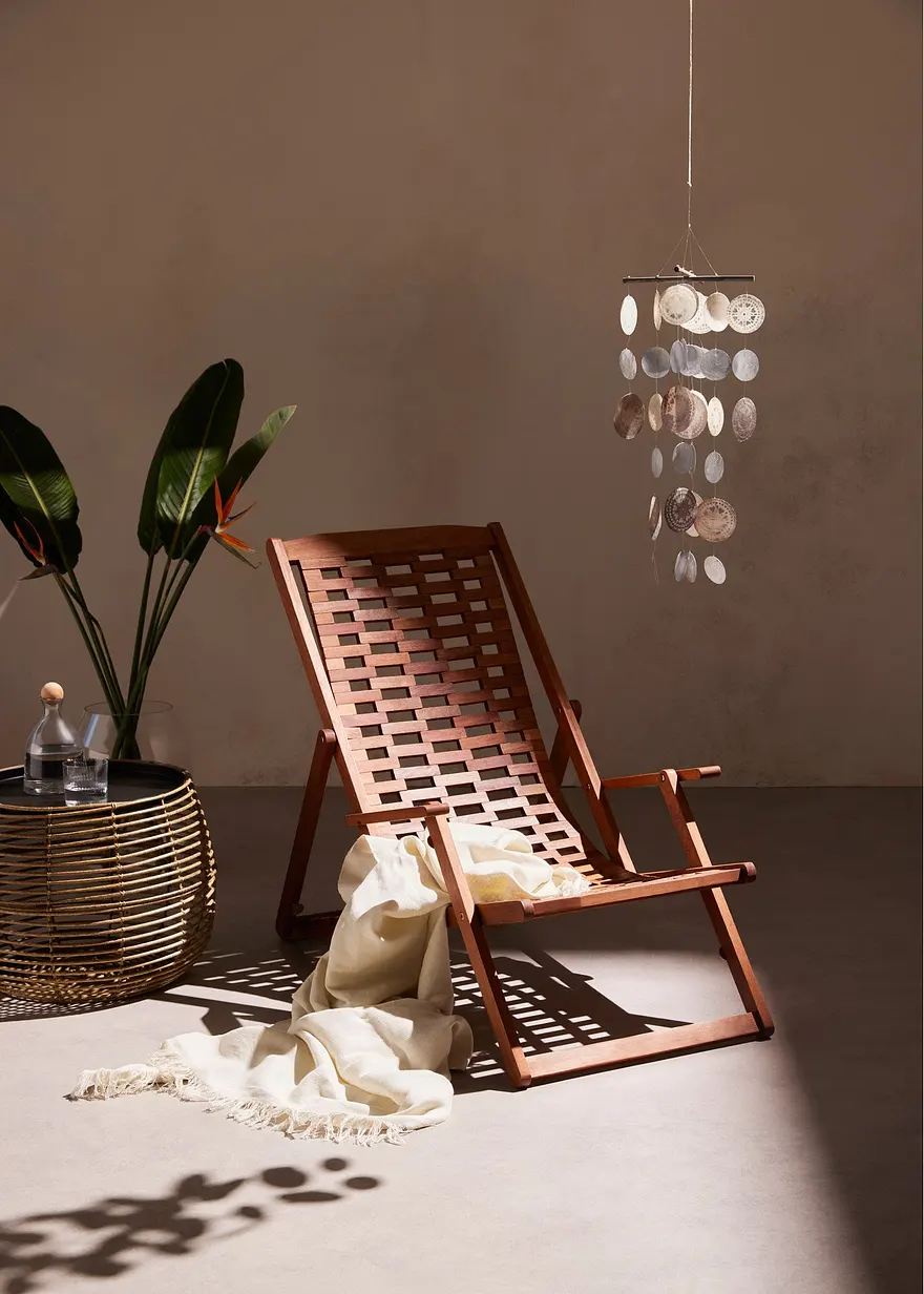 Liegestuhl in beige von vorne - bpc living bonprix collection Liegestuhl in beige von vorne - bpc living bonprix collection