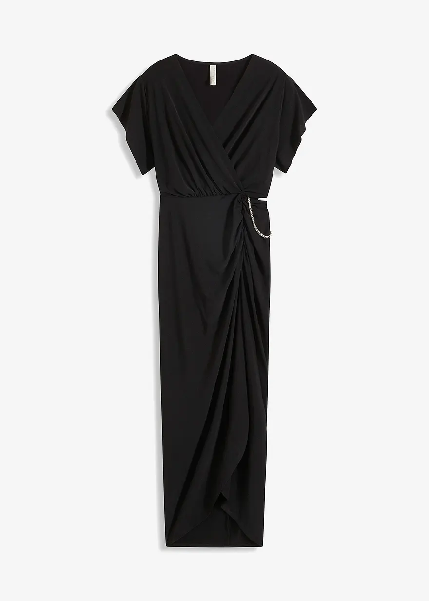 Midikleid in schwarz von vorne - bonprix Midikleid in schwarz von vorne - bonprix
