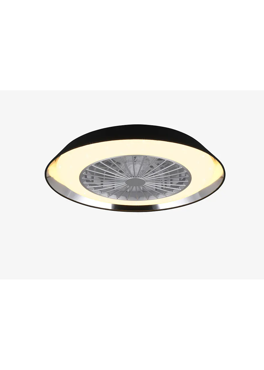 Trio Deckenleuchte mit Ventilator in schwarz - Trio Leuchten Trio Deckenleuchte mit Ventilator in schwarz - Trio Leuchten