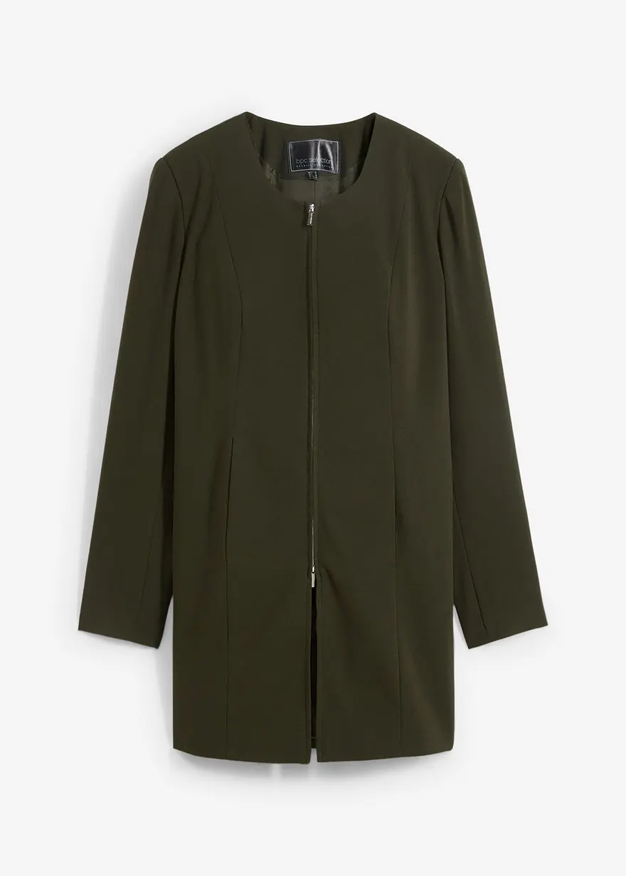 Longblazer in grün von vorne - bonprix Longblazer in grün von vorne - bonprix