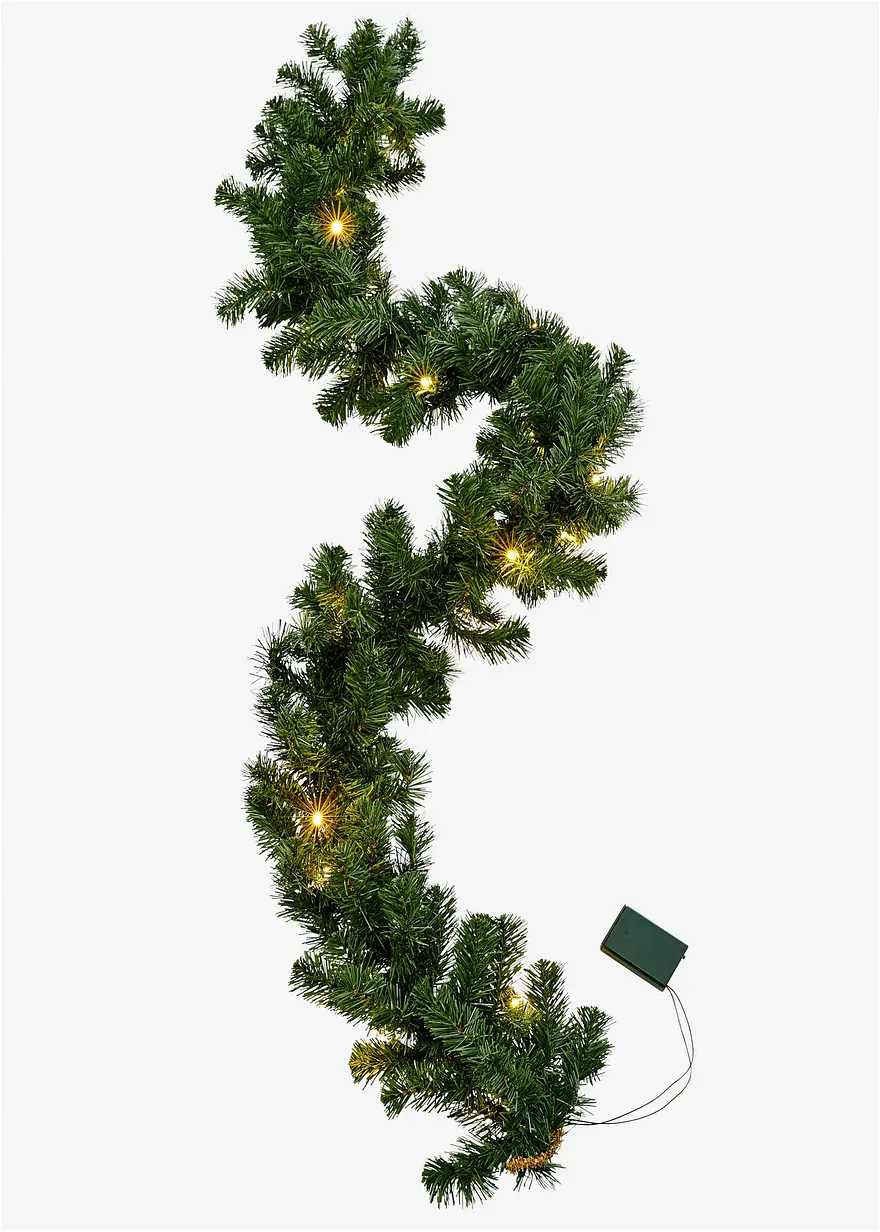 LED-Kunsttannengirlande in grün - bonprix LED-Kunsttannengirlande in grün - bonprix