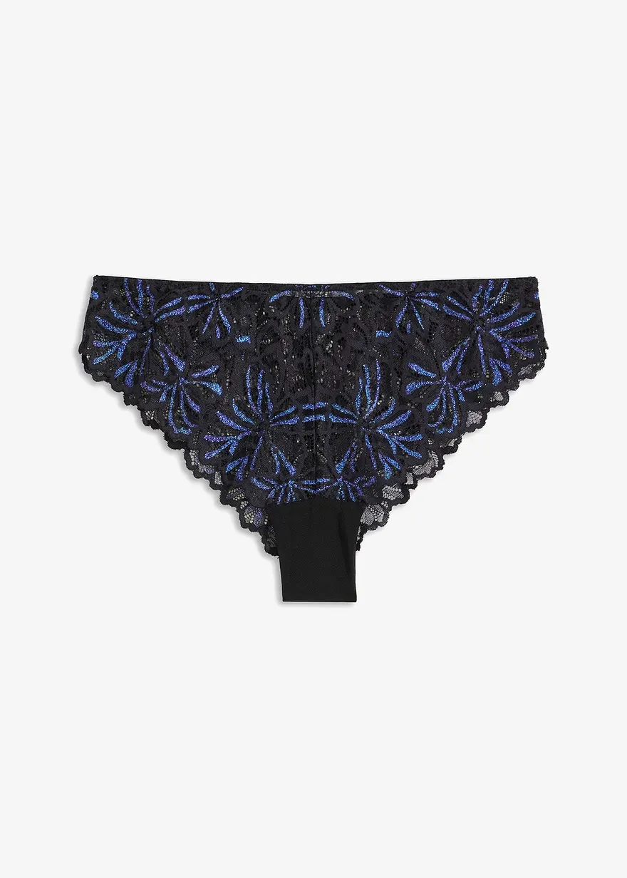 Brazilslip in schwarz von vorne - bonprix Brazilslip in schwarz von vorne - bonprix