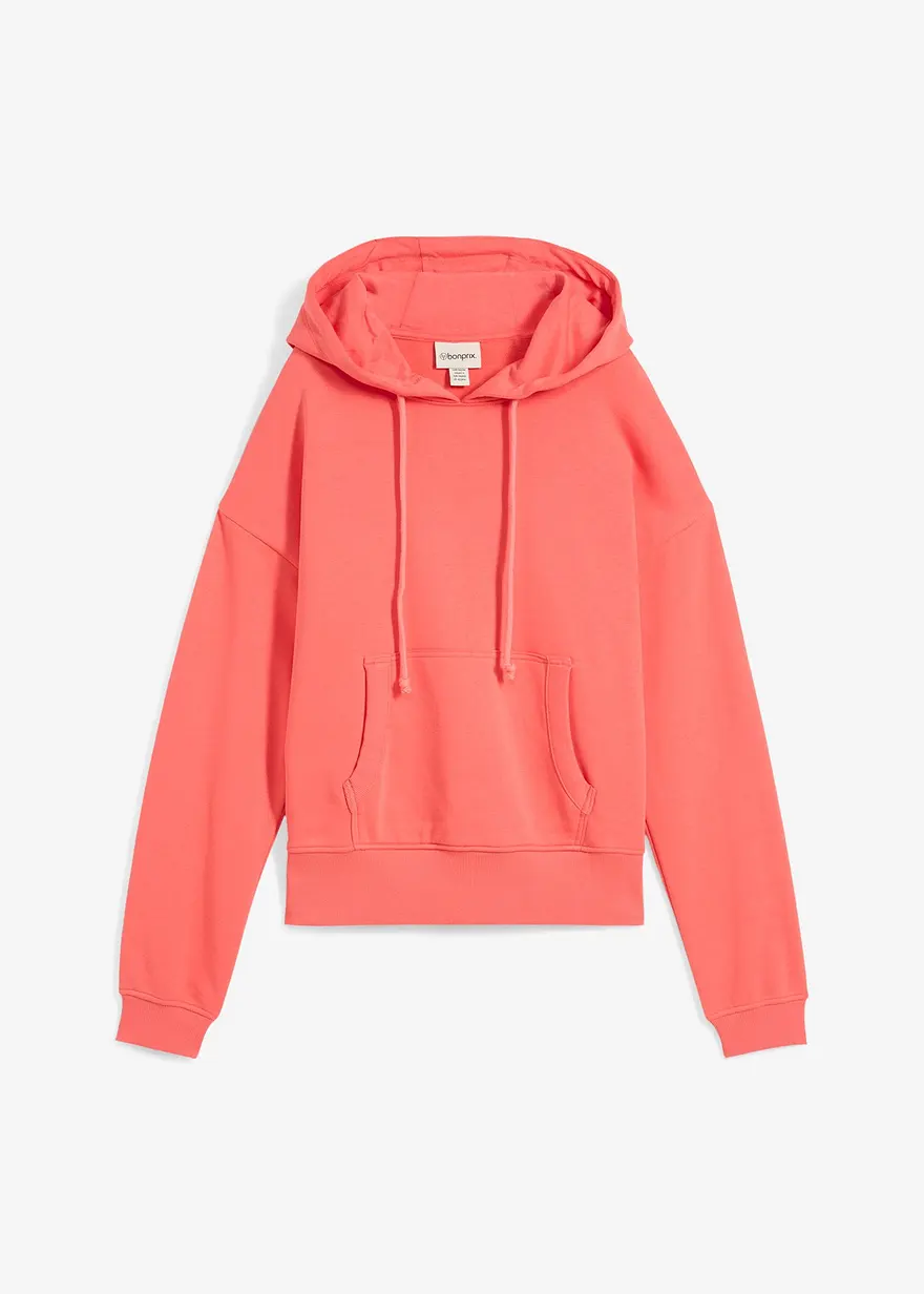 Hoodie mit Kapuze in pink von vorne - bonprix Hoodie mit Kapuze in pink von vorne - bonprix