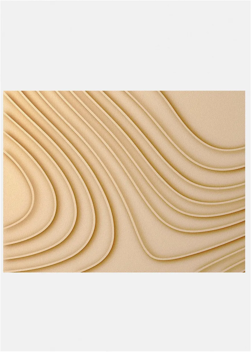 Fußmatte mit plastischem Design in beige von vorne - bonprix Fußmatte mit plastischem Design in beige von vorne - bonprix