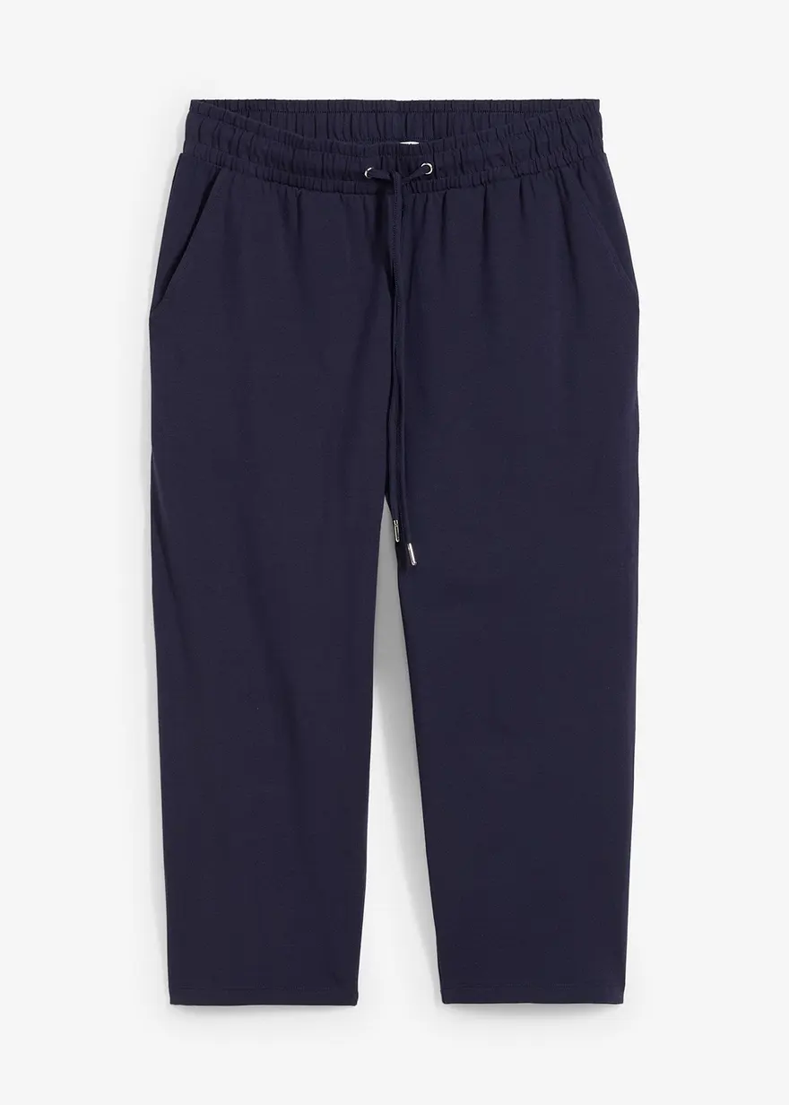Sweathose aus Baumwoll-Stretch in blau von vorne - bonprix Sweathose aus Baumwoll-Stretch in blau von vorne - bonprix