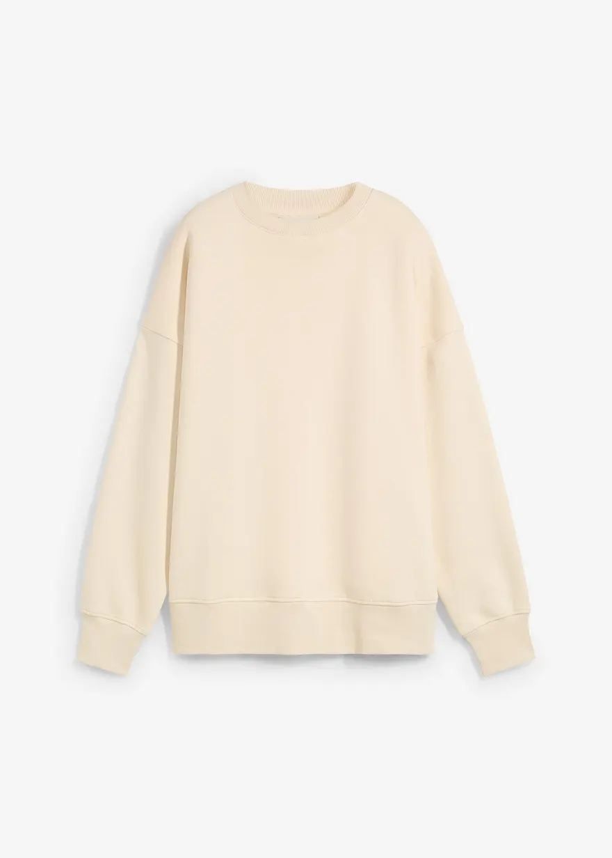 Oversize-Sweatshirt in beige von vorne - bonprix Oversize-Sweatshirt in beige von vorne - bonprix