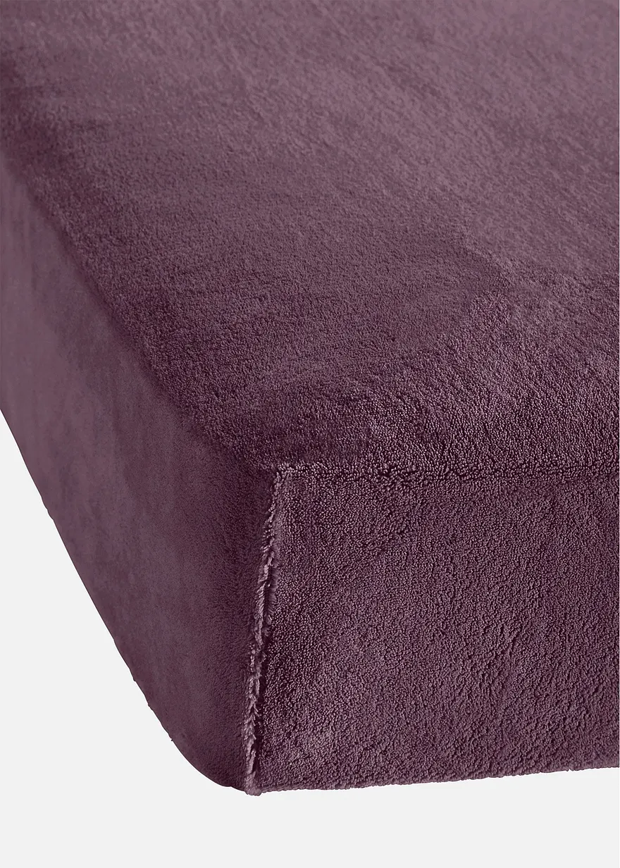 Cashmere Touch Spannbettlaken in lila - bonprix Cashmere Touch Spannbettlaken in lila - bonprix