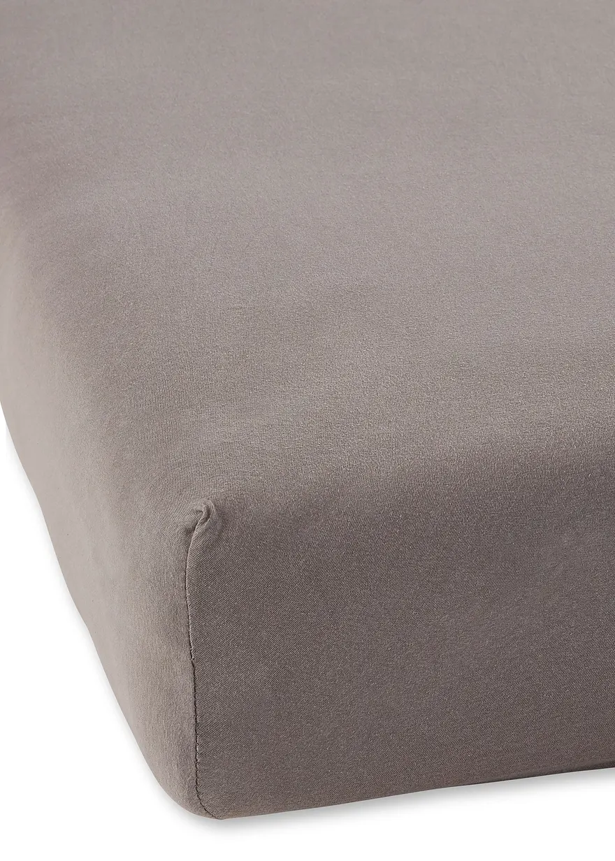 Jersey Comfort Spannbettlaken in braun - bonprix Jersey Comfort Spannbettlaken in braun - bonprix