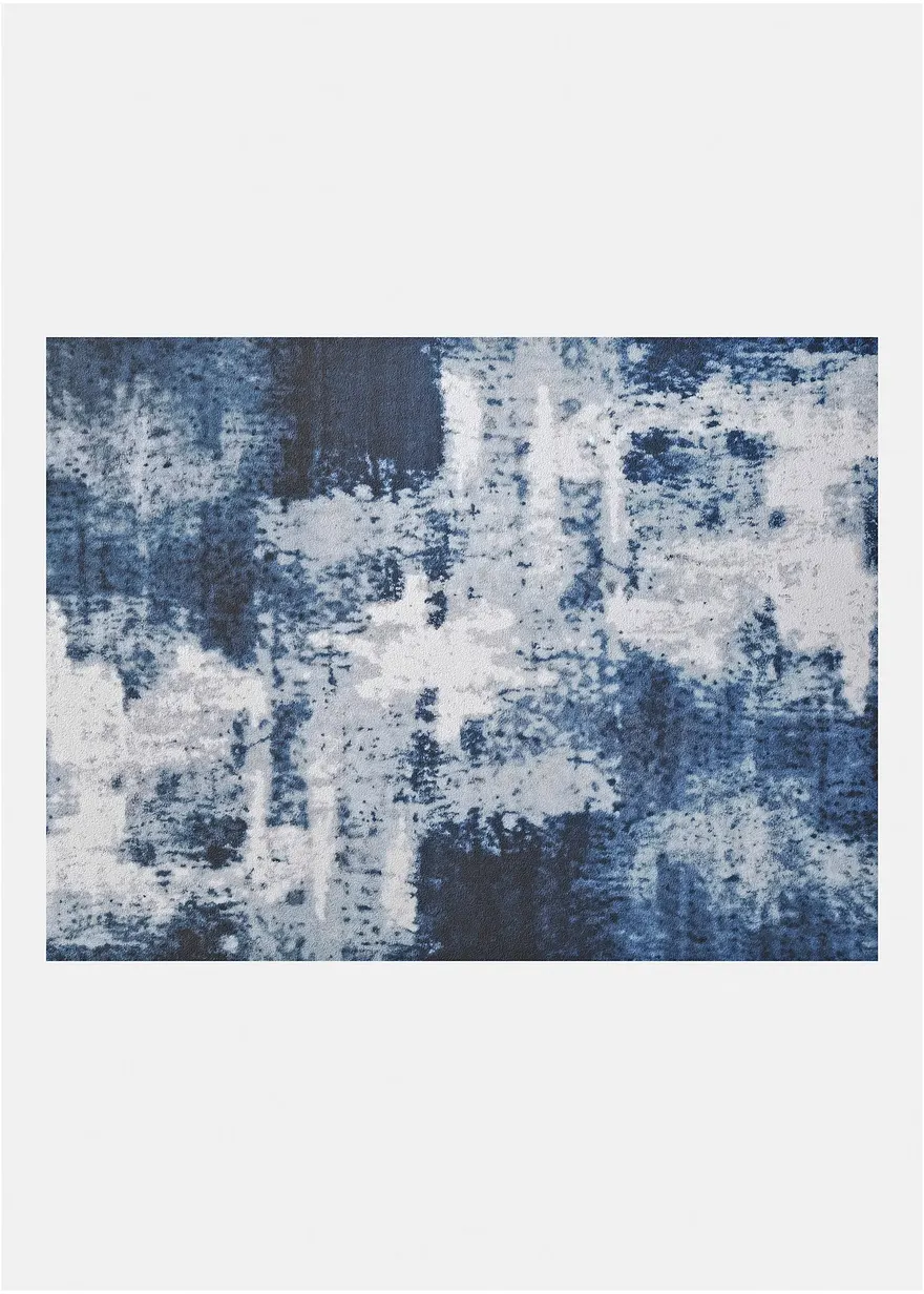 Fußmatte mit malerischem Druck in blau von vorne - bonprix Fußmatte mit malerischem Druck in blau von vorne - bonprix