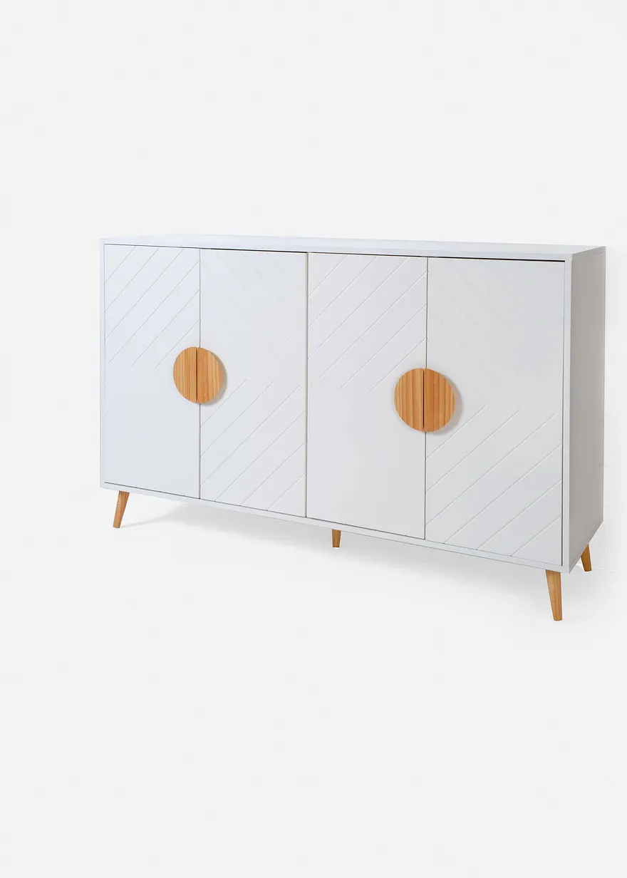 Sideboard in weiß von vorne - bonprix Sideboard in weiß von vorne - bonprix