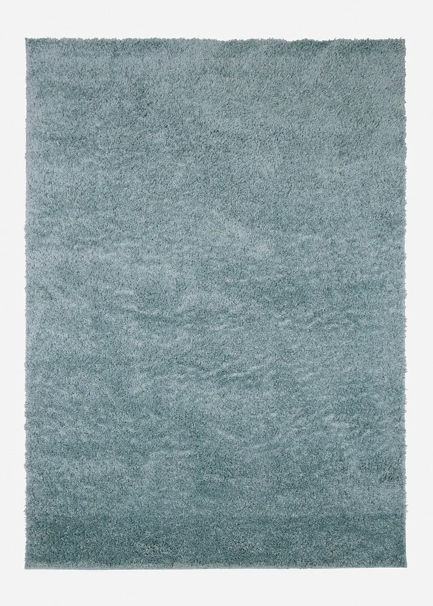 Hochflorteppich mit flauschiger Oberfläche in blau - bonprix Hochflorteppich mit flauschiger Oberfläche in blau - bonprix