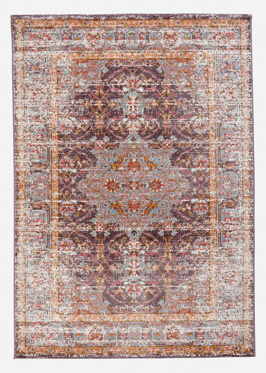 Teppich mit orientalischer Musterung in braun von vorne - bonprix Teppich mit orientalischer Musterung in braun von vorne - bonprix
