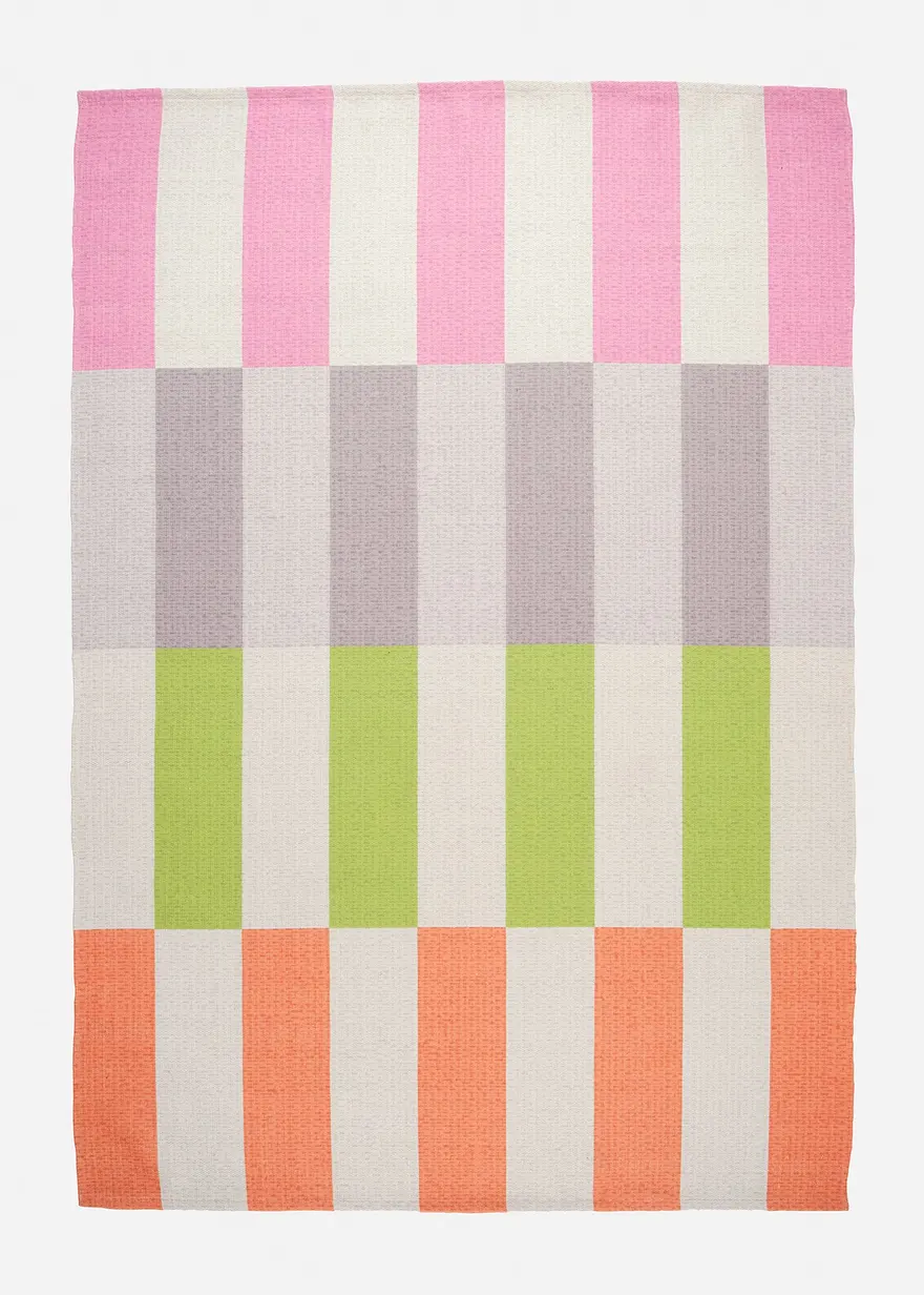 In-und Outdoor Teppich mit Streifenmotiv in bunt von vorne - bonprix In-und Outdoor Teppich mit Streifenmotiv in bunt von vorne - bonprix
