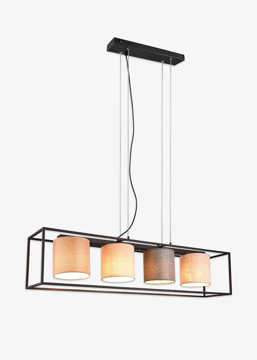 Trio Pendelleuchte in beige - Trio Leuchten Trio Pendelleuchte in beige - Trio Leuchten