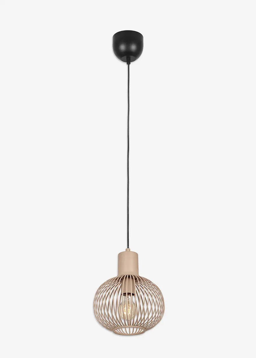 Trio Pendelleuchte in beige - Trio Leuchten Trio Pendelleuchte in beige - Trio Leuchten