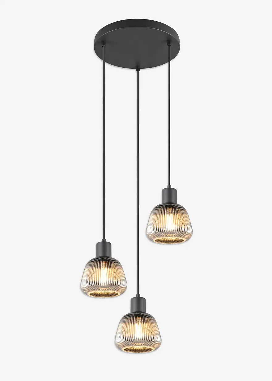 Trio Pendelleuchte in grau - Trio Leuchten Trio Pendelleuchte in grau - Trio Leuchten