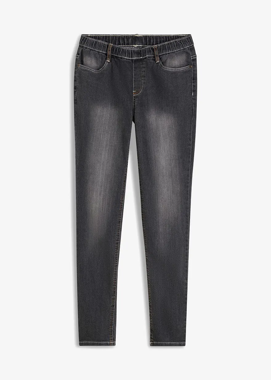 Jeggings in schwarz von vorne - bonprix Jeggings in schwarz von vorne - bonprix