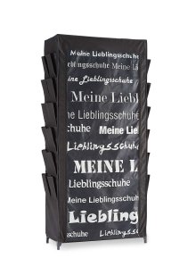 Schuhregal "Lieblingsschuhe", Home Collection, schwarz