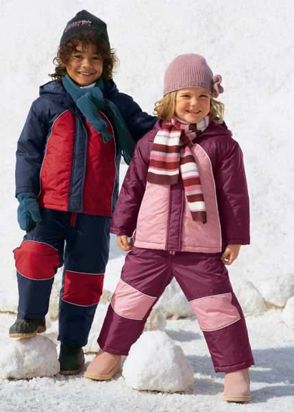 Vestes bonprix bleu/rouge