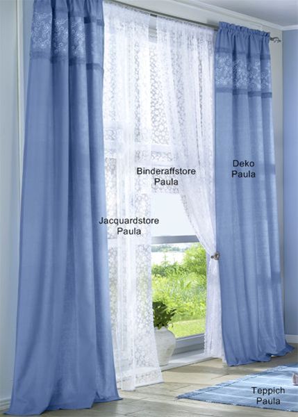 Jacquardstore Paula 2er Pack Tunnelaufhaengung