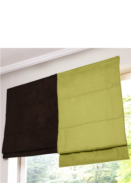 Aspect daim original, accrochage par bande auto-agrippante à fixer le cadre de fenêtre ou sur le mur. 100% polyester. Dimensions = dimensions du tissu (env. hauteur/largeur).