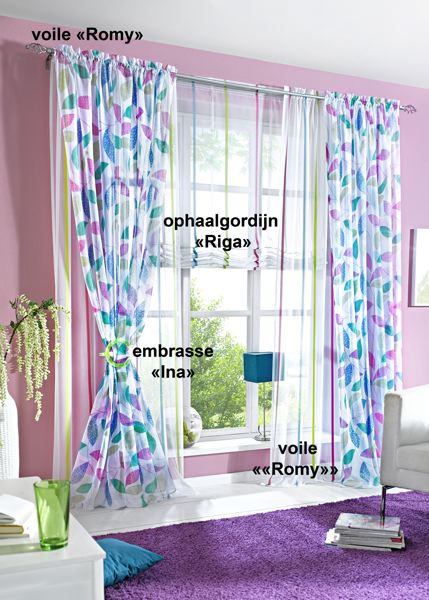 Voile Riga 1er Pack Schlaufen