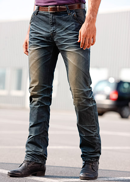 Le jean droit Regular Fit, Long. 34