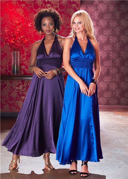 La robe en satin