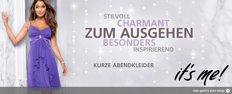 Stilvoll Charmant kurze Abendkleider