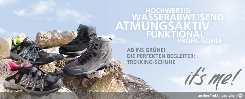 funktional, atmungsaktiv, wasserabweisend, Trekkingschuhe