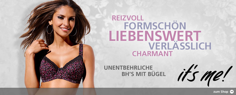 LIEBENSWERTE, REIZVOLLE BH`S MIT BÜGEL