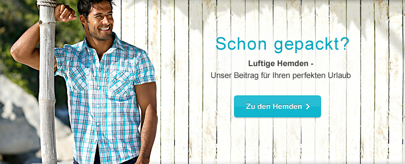 Leichte Hemden für den Sommer
