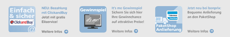 Einkaufen - Mode so günstig bei bonprix