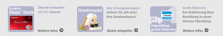 Einkaufen - Mode so günstig bei bonprix