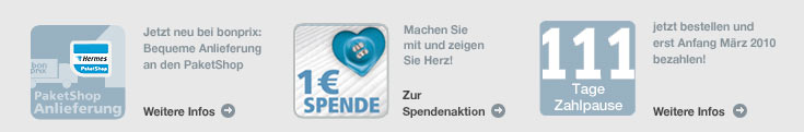 Einkaufen - Mode so günstig bei bonprix