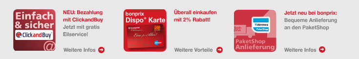 Einkaufen - Mode so günstig bei bonprix
