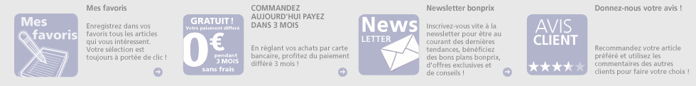 Toutes les tailles au meme prix