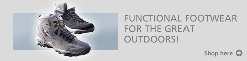 Functional, Breathable, Waterproof, Outdoor footwear