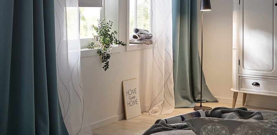 Gardinen-Ideen fürs Schlafzimmer