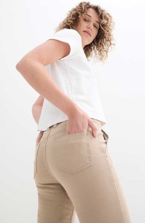 Damen - Essential Oversize-Shirt aus schwerer Baumwollqualität - weiß